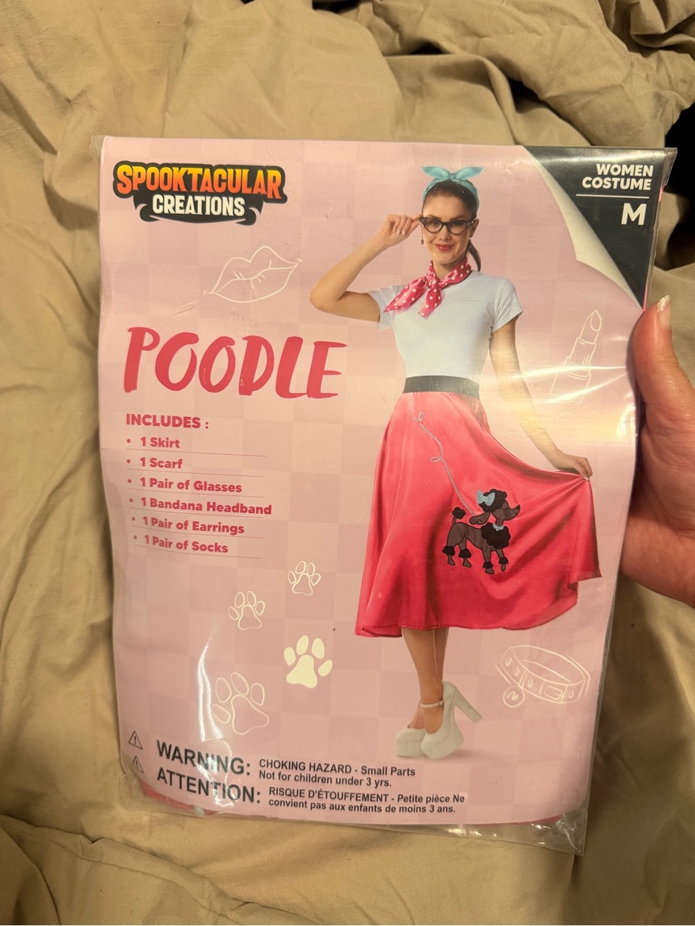 Women's Pink Poodle Skirt Costume
